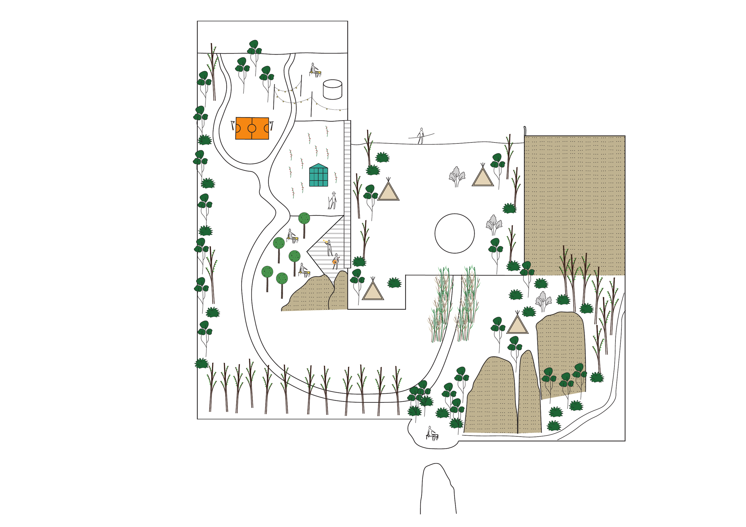 Masterplan del centro culturale a cielo aperto