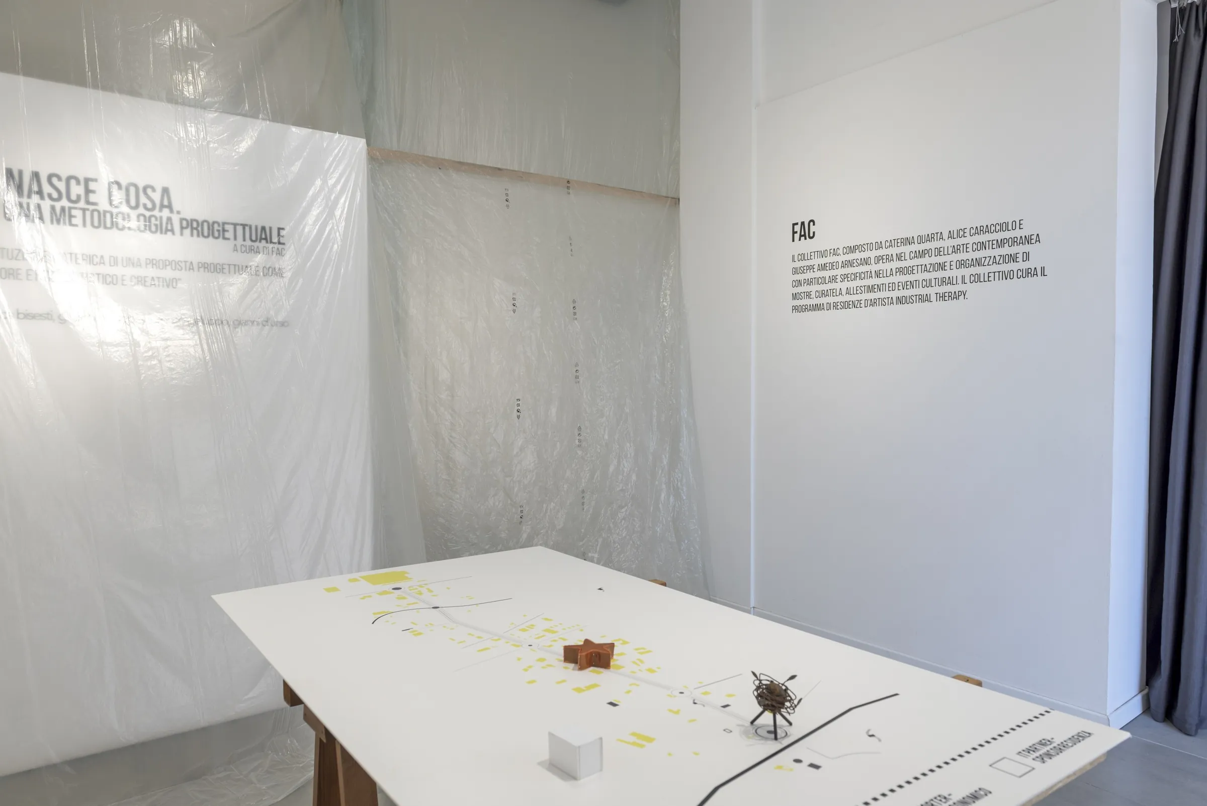 Allestimento della mostra Da cosa nasce cosa